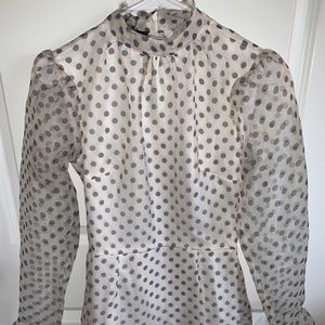 Parisian Women’s Polka Dot Cocktail Dress